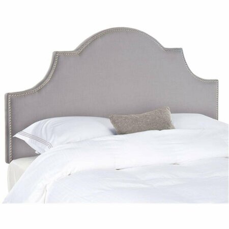 SAFAVIEH Hallmar Arched Headboard- Arctic Grey - 53.7 x 2.8 x 55.9 in. MCR4679C